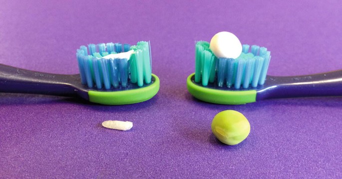 cfd recommended toothpaste amount